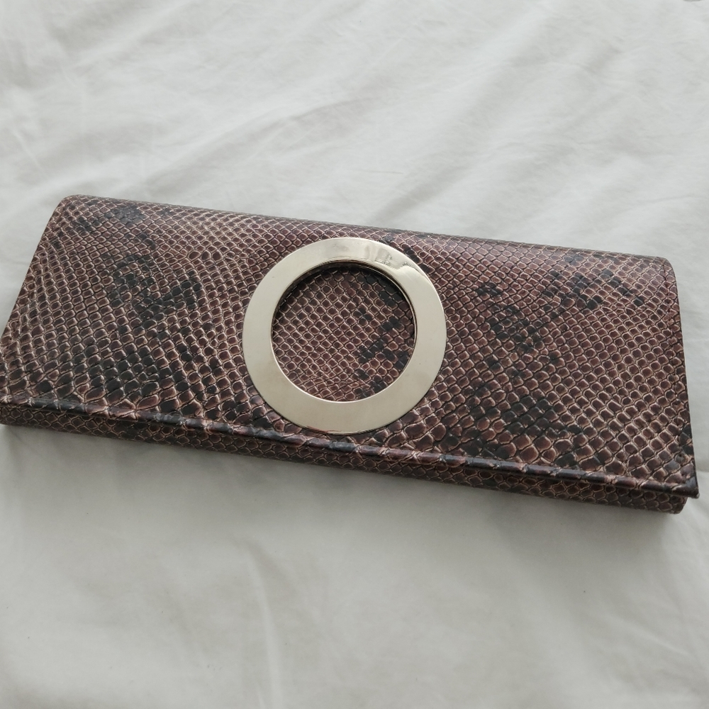 Snakeskin evening clutch/purse